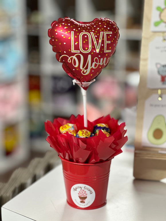 Mini Chupa Chup Tin - Valentines