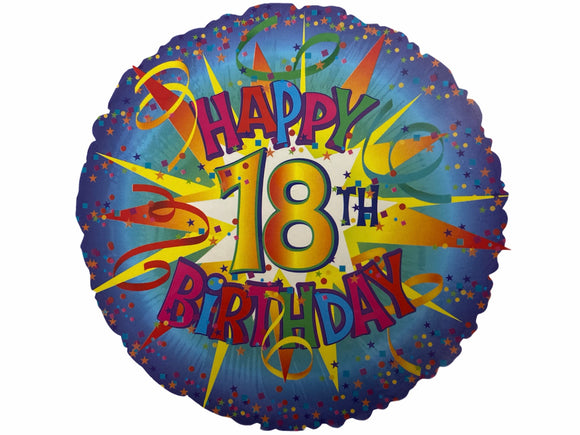 Happy 18th Balloon - 45cm