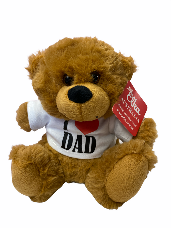 Bear I love Dad Shirt - 18cm