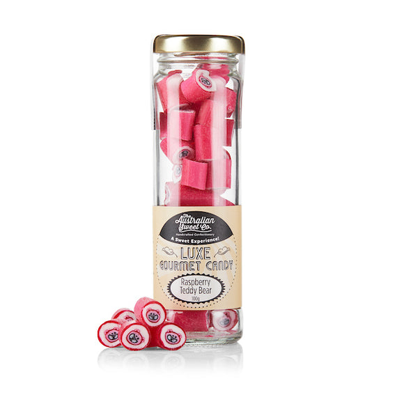 Luxe Gourmet Candy - Raspberry Teddy Bear